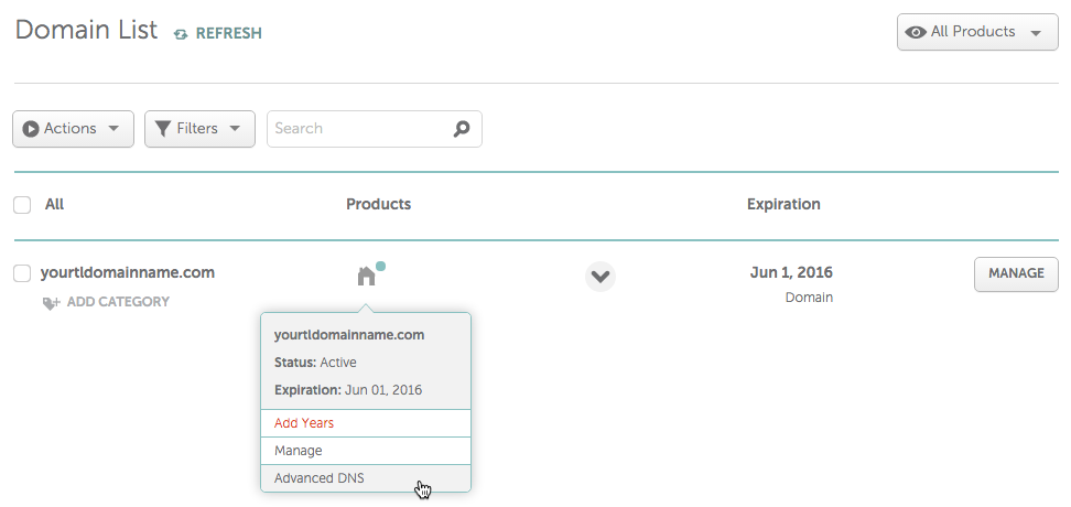 Namecheap Advanced DNS